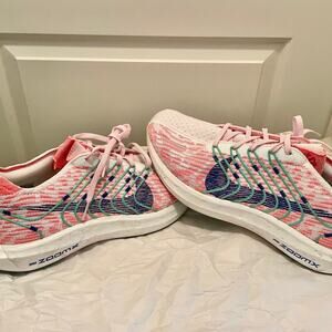 Nike Pegasus Turbo Flyknit Hot Punch Electric Algae - Women’s Size 12